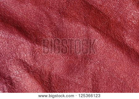 Absract Red Leaher Texture.