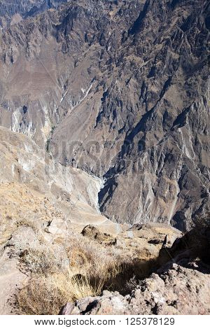 The canyon Colca is the deepest in the world