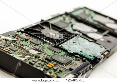 Close Up Of Hard Drive