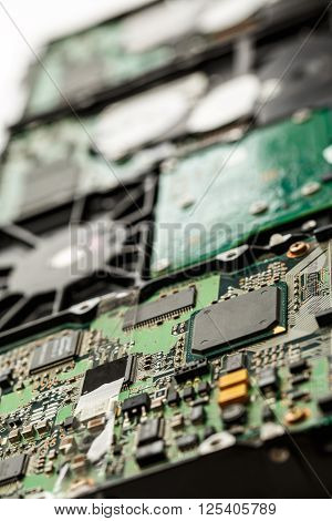 Close Up Of Hard Drive