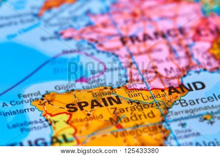 Spain On The Map