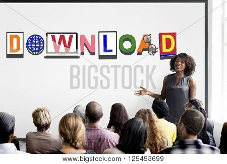 Download Save Database Game Apps Concept