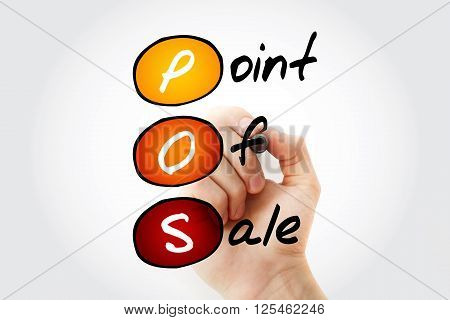 Hand Writing Pos - Point Of Sale With Marker