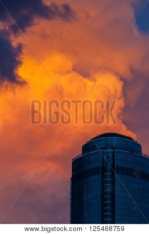 beautiful spring sunset on a cloudy sky
** Note: Visible grain at 100%, best at smaller sizes