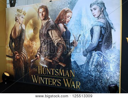 LOS ANGELES - APR 11:  Atmopshere at the The Huntsman Winter's War American Premiere at the Village Theater on April 11, 2016 in Westwood, CA