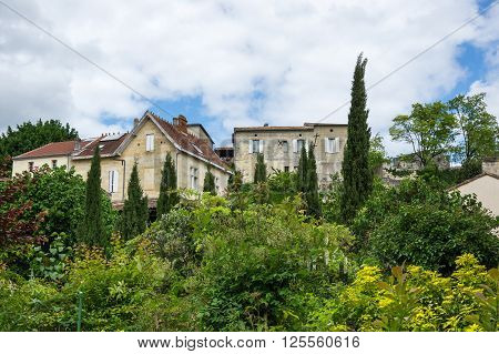 Saint-Emilion - one of the main red wine production areas of Bordeaux region France.