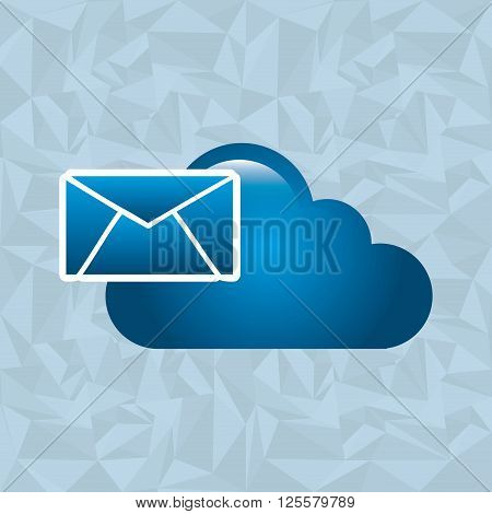 cloud computing design, vector illustration eps10 graphic