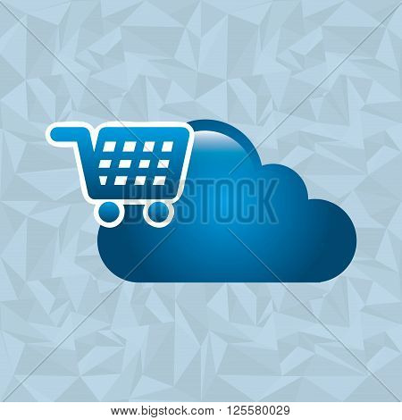 cloud computing design, vector illustration eps10 graphic