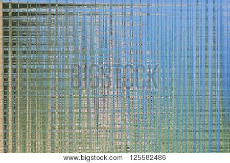Abstract background in bright colors. Texture in a cool blue tones. Horizontal.