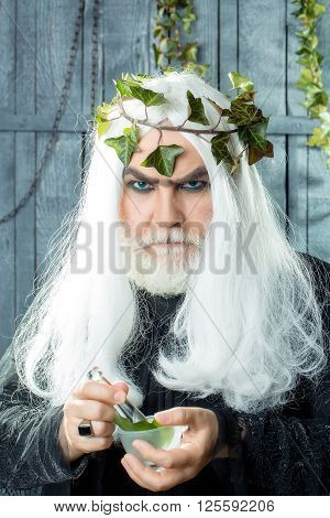 Zeus Making Potion