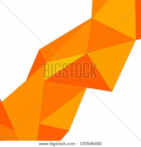 Abstract vector composition. Triangle colorful geometric background
