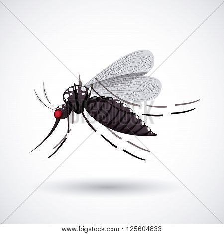 infectious gnat design, vector illustration eps10 graphic