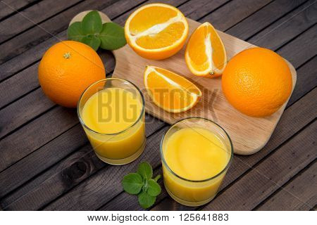 Orange Juice In Glass