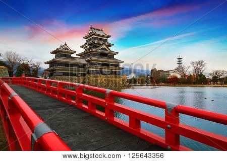 Matsumoto Castle in Matsumoto City, Nagano, Japan