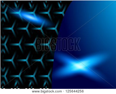 Blue abstract background. Abstract technology design. Vector background
