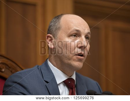 Chairman Of The Verkhovna Rada Of Ukraine Andriy Paruby