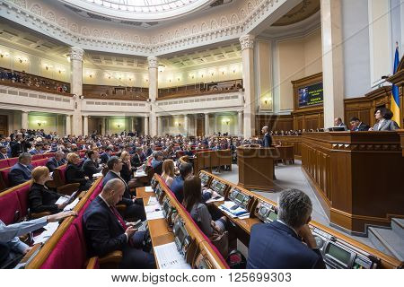 Session Of The Verkhovna Rada Of Ukraine