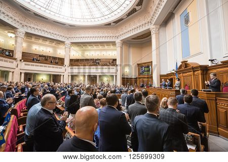 Session Of The Verkhovna Rada Of Ukraine