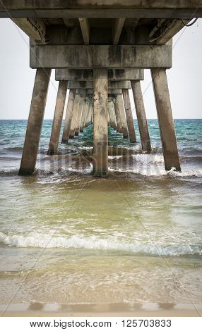 Gulf of Mexico under the fishing peir on a summer afternoon
** Note: Soft Focus at 100%, best at smaller sizes