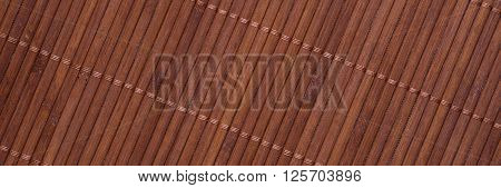 Texture of woven bamboo. Bamboo napkin, texture of natural bamboo