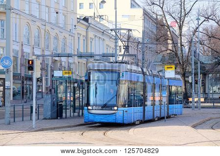 Tram in Helsinki, Finland