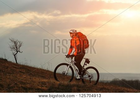 Rider in action at Freestyle Mountain Bike Session