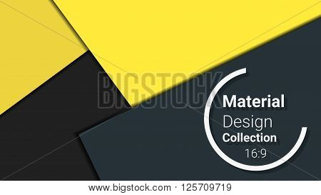 modern template for presentation. vector illustration. designed for business background, education, web, brochure, flyer. abstract creative concept layout template in yellow, black, grey colors