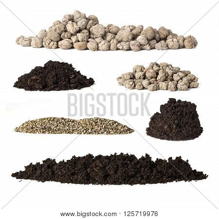 Set Pile Of Soil