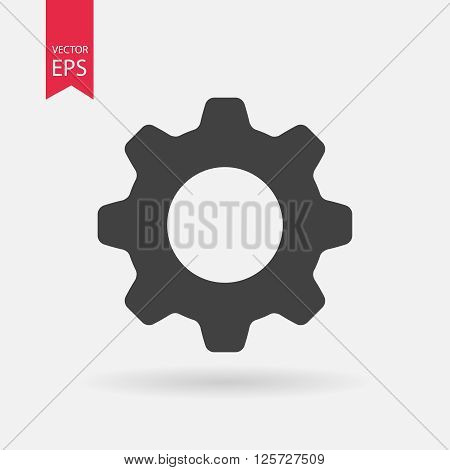 Setting icon, setting icon vector, setting web icon isolated on white background. Vector illustration