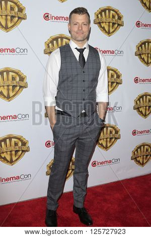 LAS VEGAS - APR 12: Rawson Thurber at the Warner Bros. Pictures Presentation during CinemaCon at Caesars Palace on April 12, 2016 in Las Vegas, Nevada