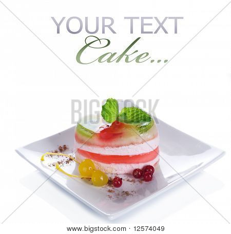 Gâteau au blanc.Dessert léger