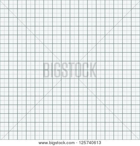 Blank Measurement Grid - Technical Engineering Background Vector Seamless Pattern