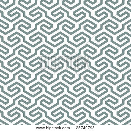 Abstract Geometrical Ornament Background - Vector Seamless Pattern