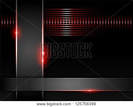 background label modern vector background overlap with red color multi paper lighting square for text and message website design