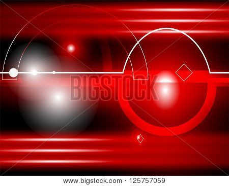 Abstract dark red technical background with place for your text