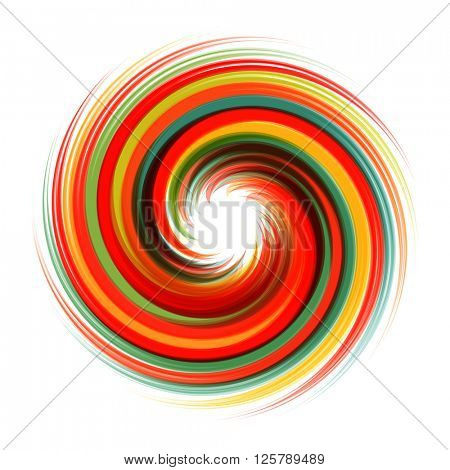 Dynamic Flow Illustration. Swirl Background.