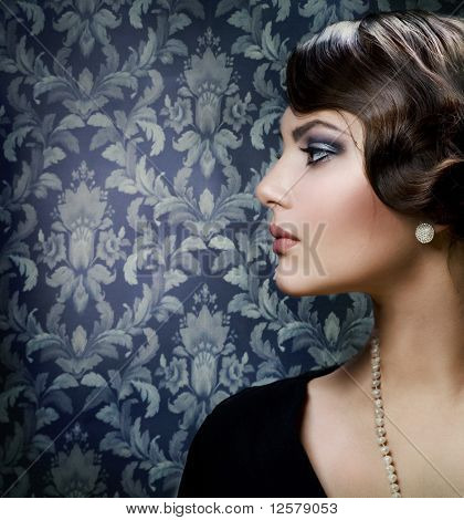 romantische beauty.retro Stil