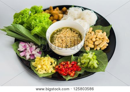 Miang Kham Thailand Indigenous Culture yummy Dessert for healthy lifestyle.