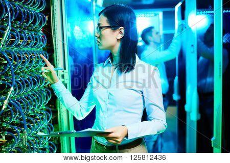 Students studying in super PC center