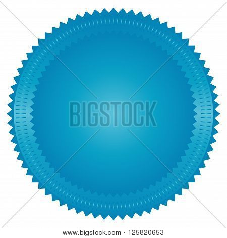 Vector Sticker and badge in blue tones