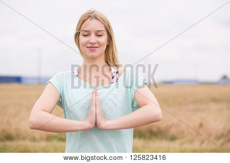 Happy Yoga Practicioner