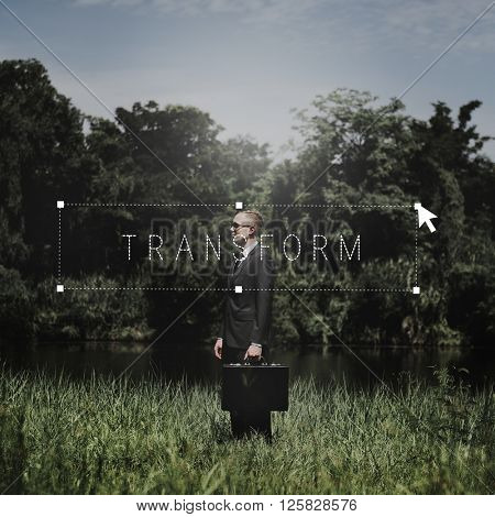 Transform Transfromation Rebrand Changing Concept