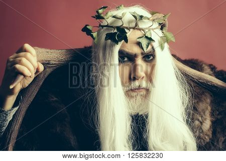Zeus Man With Antlers