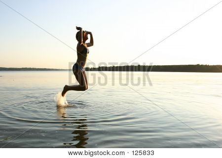 Jumping Girl