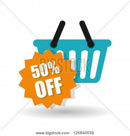 Shopping concept with icon design, vector illustration 10 eps graphic.