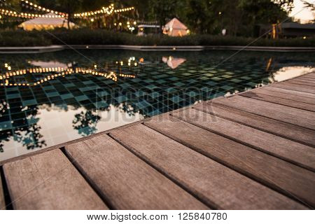 Camping And Pool Party