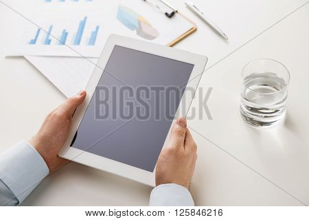 Blank Pad In Hands Top