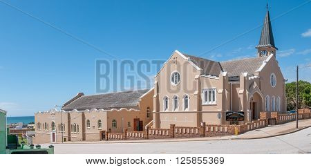 PORT ELIZABETH SOUTH AFRICA - FEBRUARY 27 2016: The Dutch Reformed Church Port Elizabeth in North End was inaugurated on 31 Desember 1909