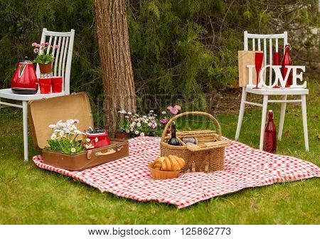 Picnic In The Spring Park