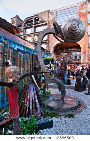 Berlín, 8. ledna: Kunsthaus Tacheles,